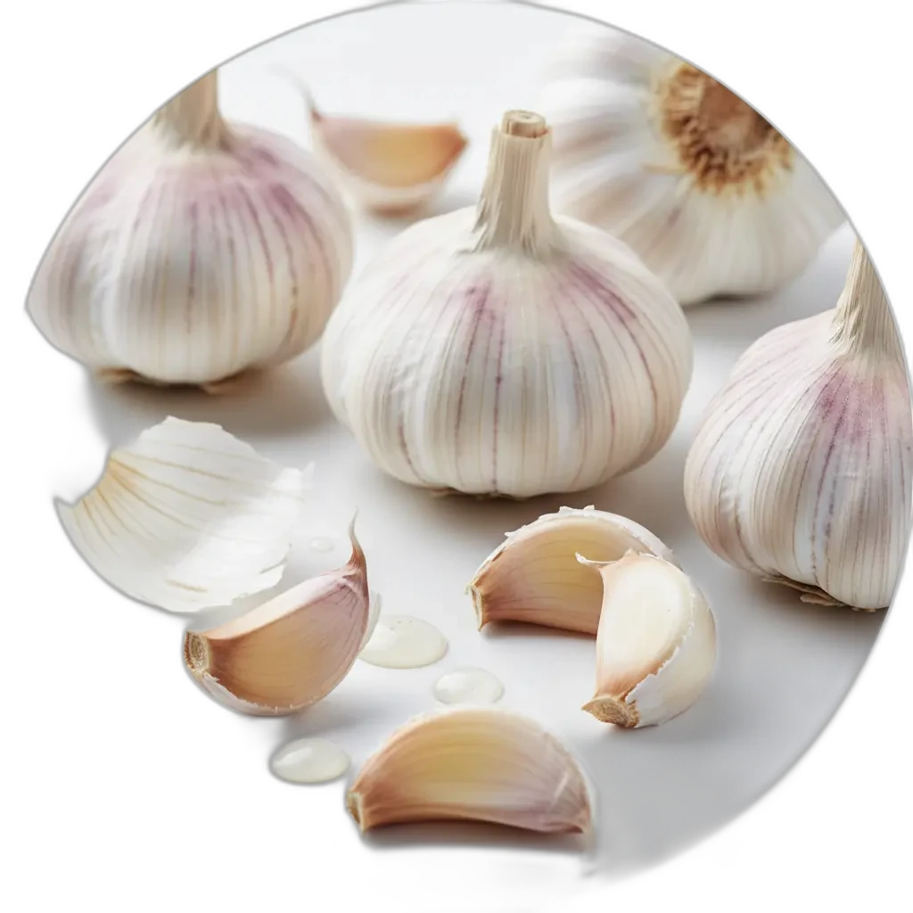 Česnakas — natūralus ingredientas, dažnai naudojamas maisto gamyboje ir papilduose.