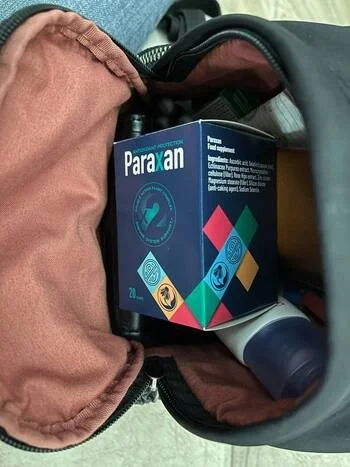 Nuotrauka su pakuote iš tikro kliento